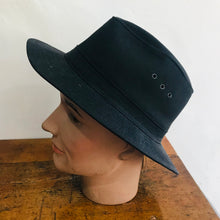 Load image into Gallery viewer, The Milford Cotton Oilskin Bucket Black Small