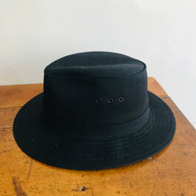 Load image into Gallery viewer, The Milford Cotton Oilskin Bucket Black Small