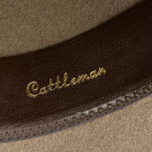 Load image into Gallery viewer, Akubra Cattleman Pure Fur Felt Wide Brim Fedora Bran 53cm