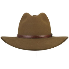 Load image into Gallery viewer, Akubra Coober Pedy Fedora with Opal - Khaki