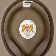 Load image into Gallery viewer, Akubra Cattleman Pure Fur Felt Wide Brim Fedora Bran 53cm