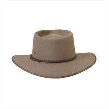 Load image into Gallery viewer, Akubra Cattleman Pure Fur Felt Wide Brim Fedora Bran 53cm