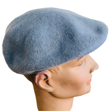 Load image into Gallery viewer, Luton Cheese Cutter Flat Cap Wool Grey S/M and M/L
