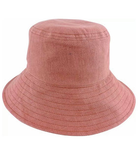 Hemp - Mid Brim - Casual Bucket Hat - Spice