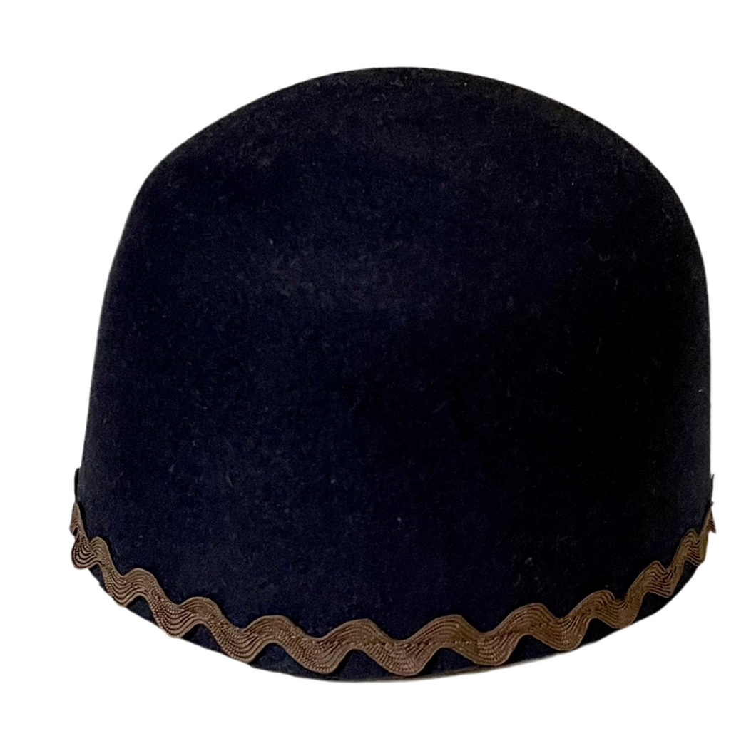 Fez Black with Chocolate Accents