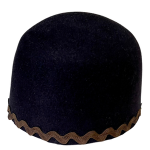 Fez Black with Chocolate Accents