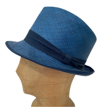 Load image into Gallery viewer, Sinatra Panama Trilby Blue - XSmall - Lucky Last!
