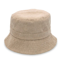 Load image into Gallery viewer, Indigo - Corduroy - Bucket Hat - Cream
