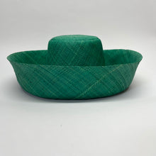 Load image into Gallery viewer, Madagascan Demi Capeline Woven Raffia Apple
