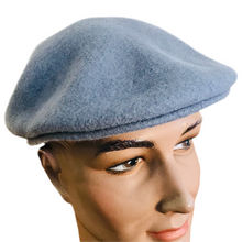 Load image into Gallery viewer, Luton - Cheese Cutter Flat Cap - Wool Felt - Dove Grey - S/M and M/L
