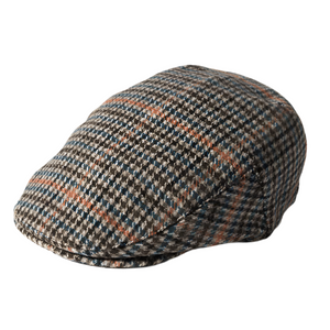 Failsworth - Norwich - Wool Blend Flat Cap - #246 Blue Mix