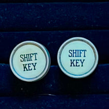 Load image into Gallery viewer, Typewriter Cuff links SHIFT Key - Ivory
