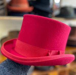 Classic Top Hat - Red - Size 59cm