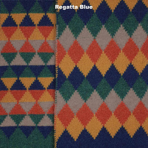 Otto & Spike - Argylish Scarf - Premium Australian Lambswool - Regatta Blue