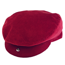 Load image into Gallery viewer, A Bedda Coppola - Piatto Flat Cap - Cotton Corduroy - Red
