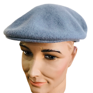 Luton Cheese Cutter Flat Cap Wool Grey S/M and M/L