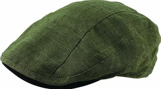 Avenel - Cotton Pattern Lined Ivy Cap - Olive