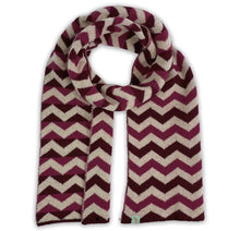 Load image into Gallery viewer, Otto &amp; Spike - Candy Rock Scarf - Lambswool - Bordeaux Maroon
