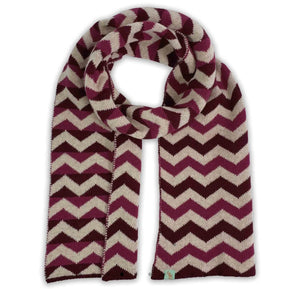 Otto & Spike - Candy Rock Scarf - Lambswool - Bordeaux Maroon