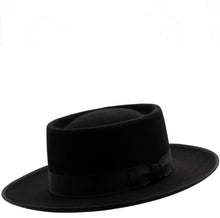 Load image into Gallery viewer, Akubra - Squatter - Open Crown - Black
