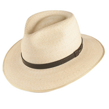 Load image into Gallery viewer, Akubra Balmoral - Natural Hemp Braid - Fedora
