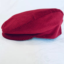 Load image into Gallery viewer, A Bedda Coppola - Piatto Flat Cap - Cotton Corduroy - Red
