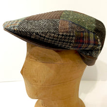 Load image into Gallery viewer, M by Flechet - Patchwork Flat Cap - Wool Blend - Marron Chestnut
