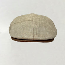 Load image into Gallery viewer, M by Flechet - Accent Stitch Flat Cap - Taupe
