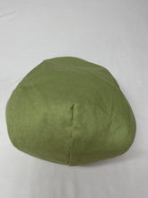 Load image into Gallery viewer, Linen Blend Flat Cap - Olive
