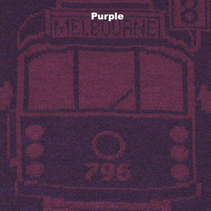 Otto & Spike - Tram I Am - Merino Wool - Purple