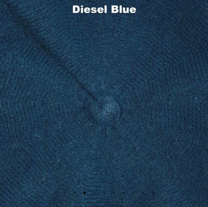 Marlene Beret - Australian Lambswool - Diesel Blue