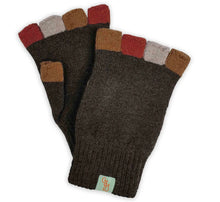Load image into Gallery viewer, Otto &amp; Spike - Fabulous Fagins - Fingerless Gloves  - Australian Lambswool - Acorn Brown
