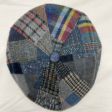 Load image into Gallery viewer, M by Flechet - Patchwork - 8 Piece Cap - Wool Blend - Peaky Blinder - Gris Grey
