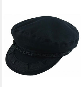 Greek Fisherman’s Cap - Cotton - Black