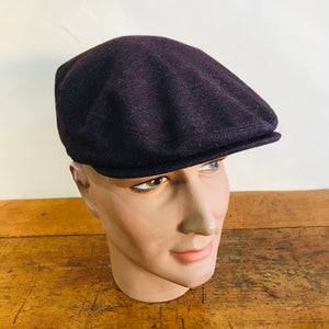 Hills Hats - Harlow Cheesecutter - wool blend - Grey, Plum or Navy - Medium