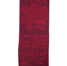 Load image into Gallery viewer, Otto and Spike - The Melbourne - Souvenir Scarf - Extra-fine Merino Wool - Red
