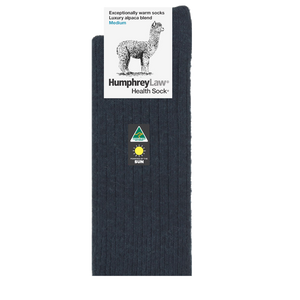 Humphrey Law - Luxury Alpaca Blend Health Socks - Charcoal