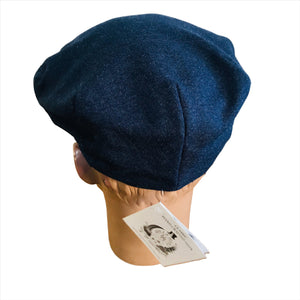 Hills Hats - Harlow Cheesecutter - wool blend - Grey, Plum or Navy - Medium