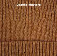 Load image into Gallery viewer, Fixed Beanie - Australian Merino - Gazelle Mustard
