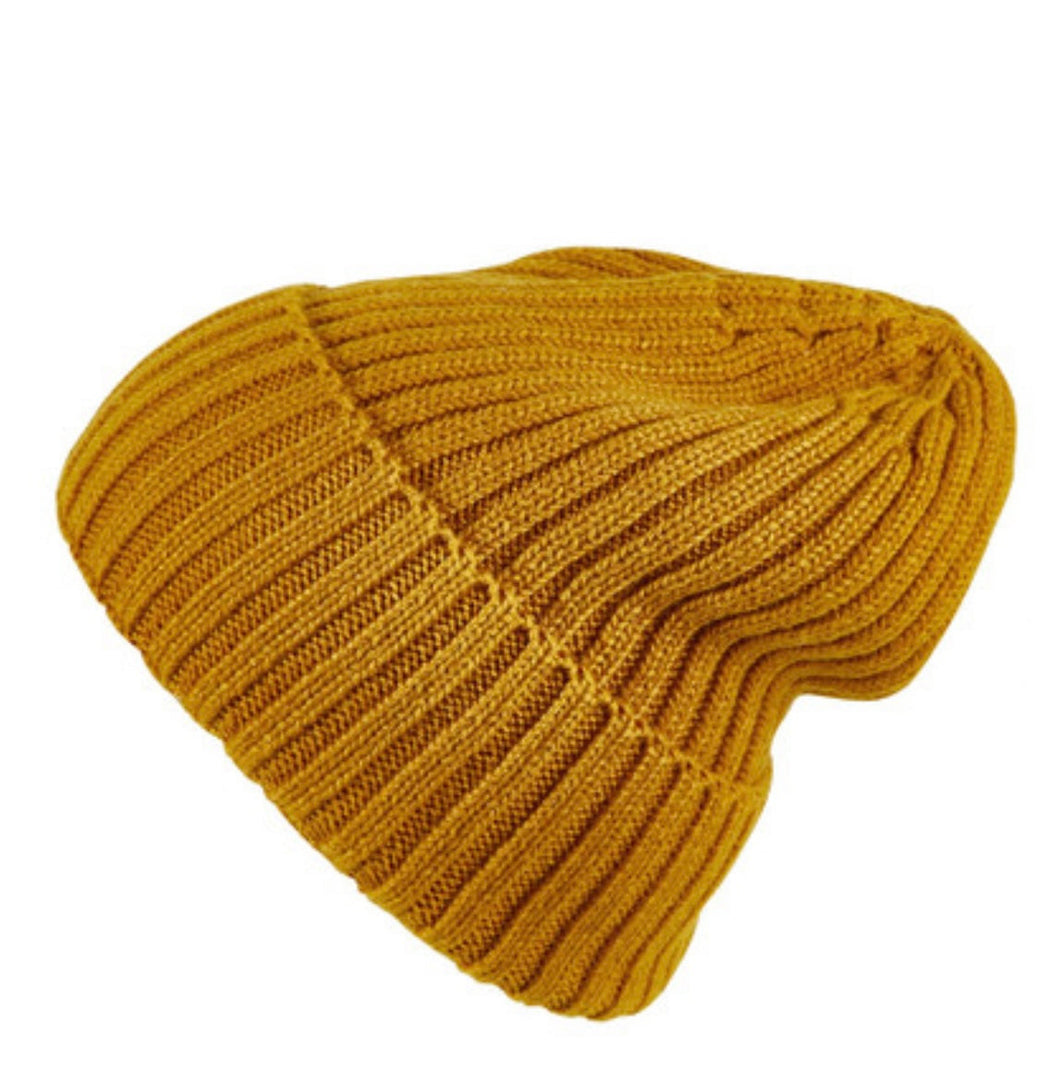 Mia Beanie - Wool Blend - Honeycomb