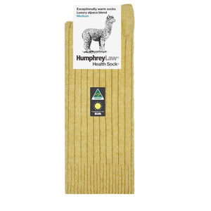 Humphrey Law - Luxury Alpaca Blend Health Socks - Empire Yellow