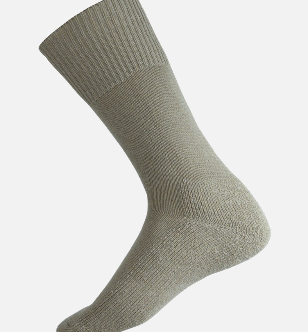 Humphrey Law - Cushion Sole Socks - 60% Fine Merino Wool - Low Pressure - Antelope