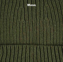 Load image into Gallery viewer, Fixed Beanie - Australian Merino - Moss
