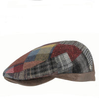 Load image into Gallery viewer, M by Flechet - Patchwork Flat Cap - Wool Blend - Multi

