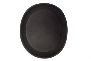 Hills Hats - Classic Bowler - Merino Wool Felt - Black - Medium and Large