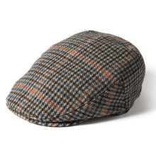 Load image into Gallery viewer, Failsworth Norwich Wool Blend Flat Cap #246 Blue Mix
