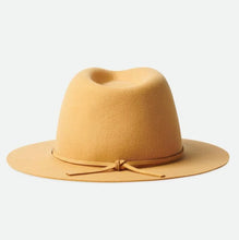Load image into Gallery viewer, Brixton - Wesley Fedora - Wool Felt -  Bright Gold
