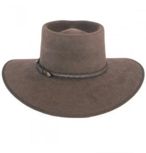 Akubra Cattleman Pure Fur Felt Fawn 64cm