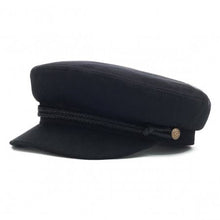 Load image into Gallery viewer, Brixton - Fiddler Cap - Fisherman’s - Captain’s - Black
