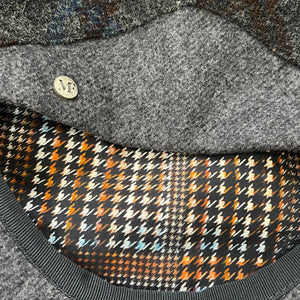 M by Flechet - Flat Cap - New Wool - Check - Gris Grey